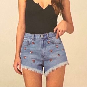 Super cute Simple Society mushroom shorts